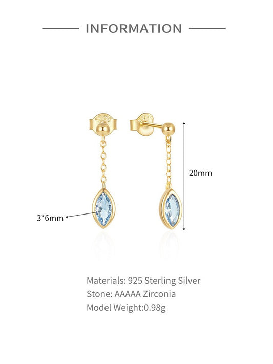 retro dangle earrings