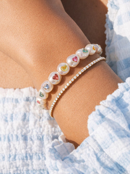 Candy Planet Pearl Bracelet