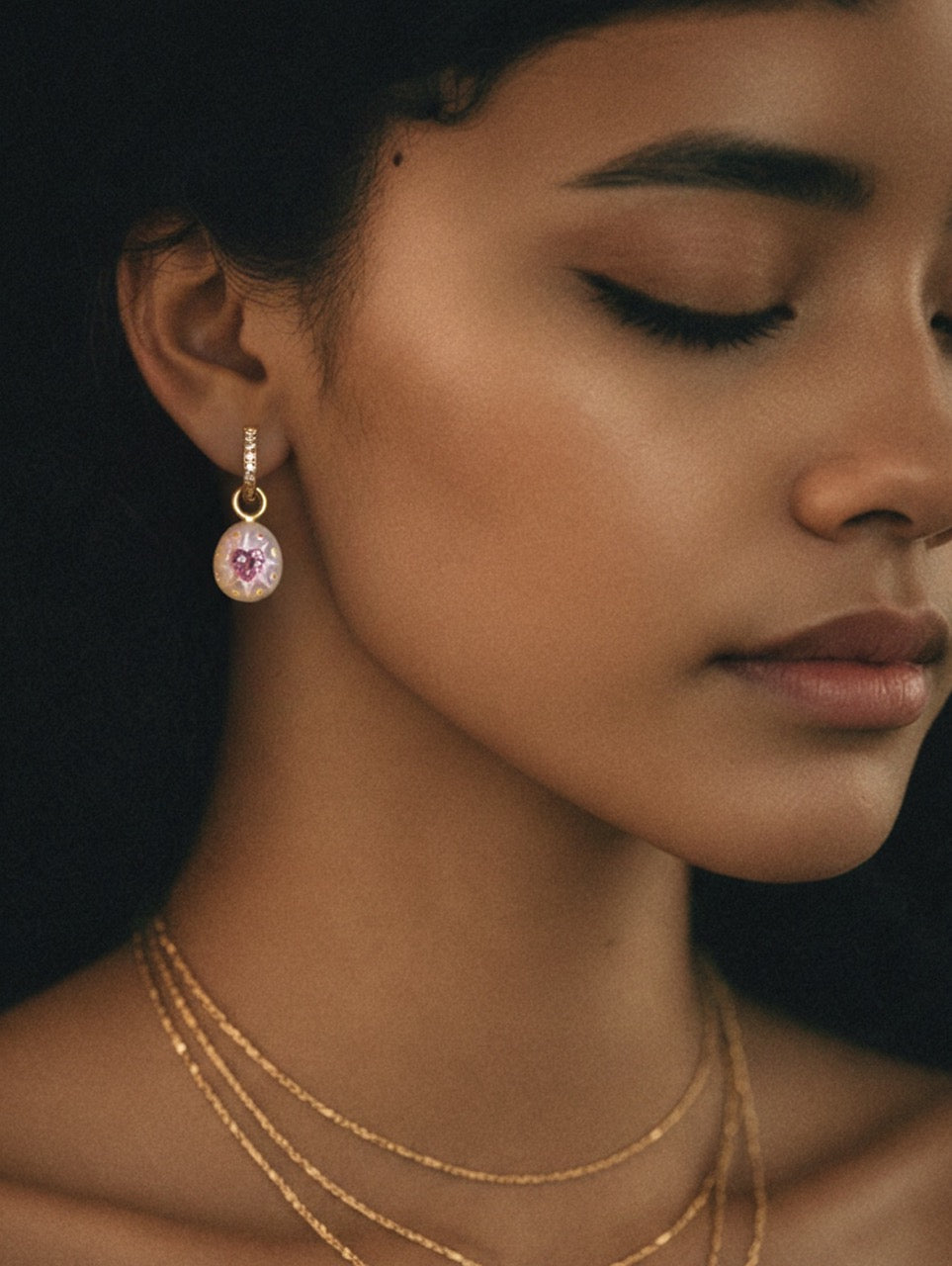 Polinsh Jewelry | Handcrafted Baroque Pearl & French Vintage earrings 