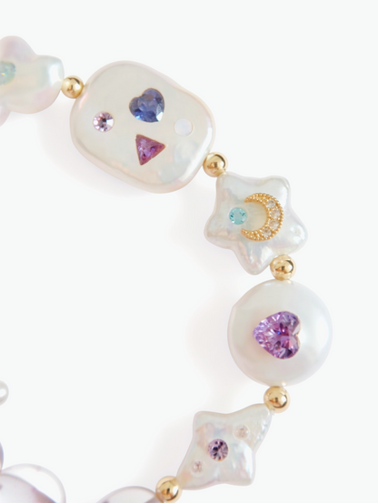 Romantic Pearl Nebula Bracelet