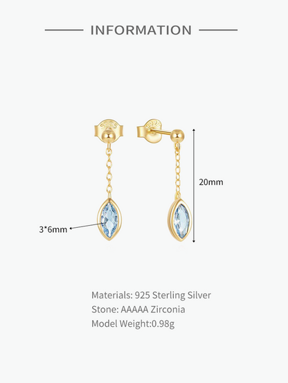 retro dangle earrings