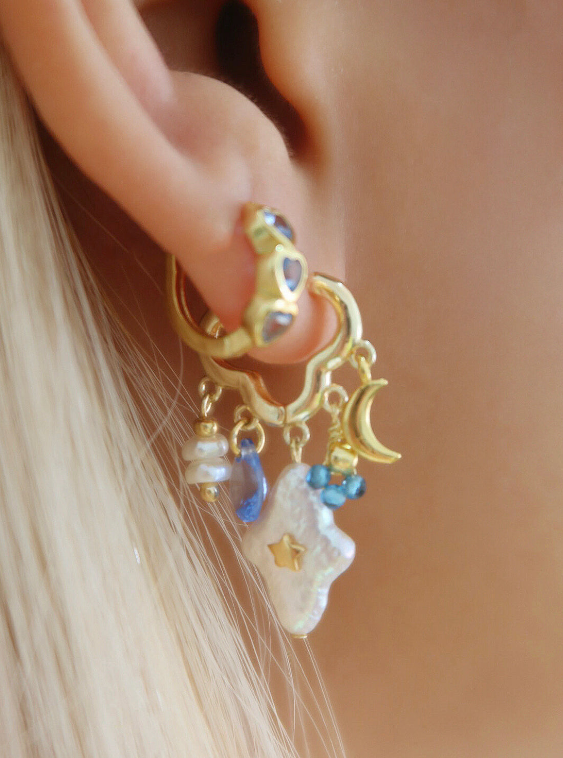 Celestial Gold Starburst Earrings