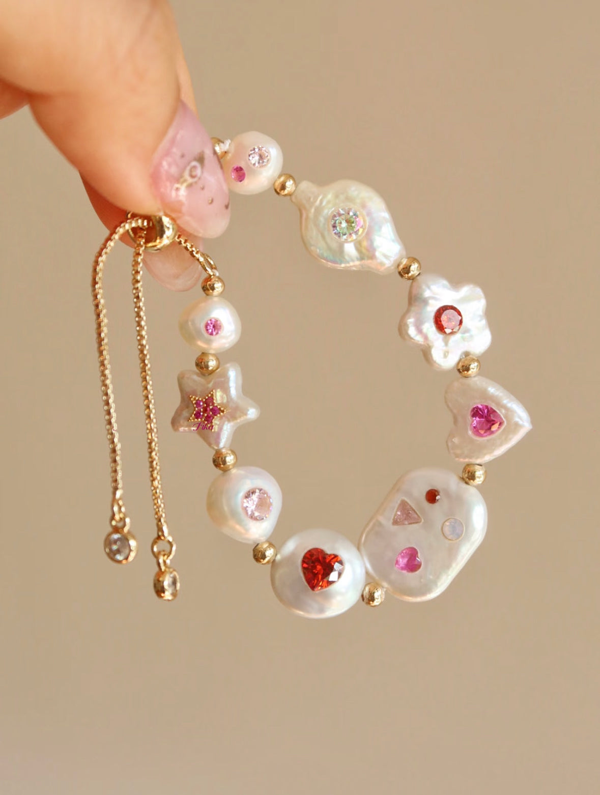 Romantic Pearl Nebula Bracelet