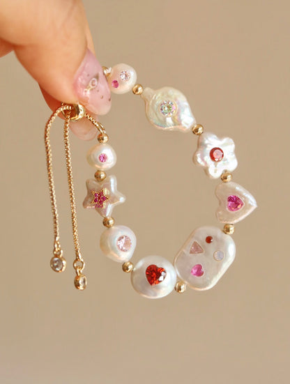 Romantic Pearl Nebula Bracelet