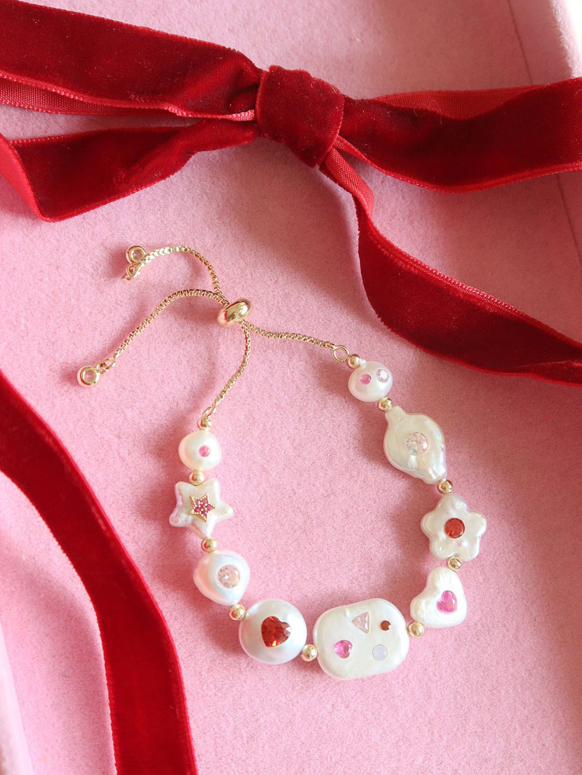 Romantic Pearl Nebula Bracelet