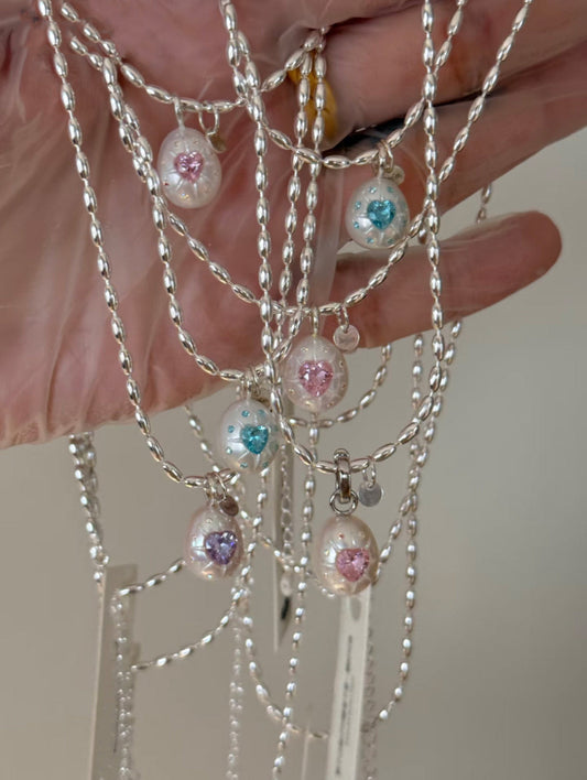 Sweetheart Egg Necklace