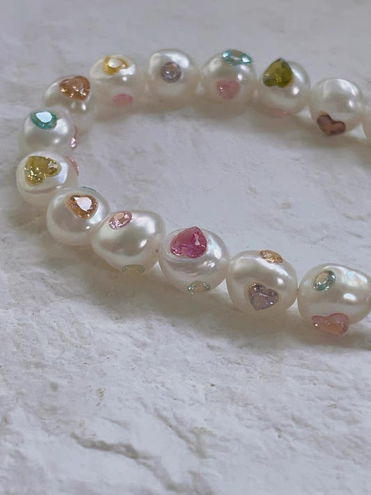 Candy Planet Pearl Bracelet