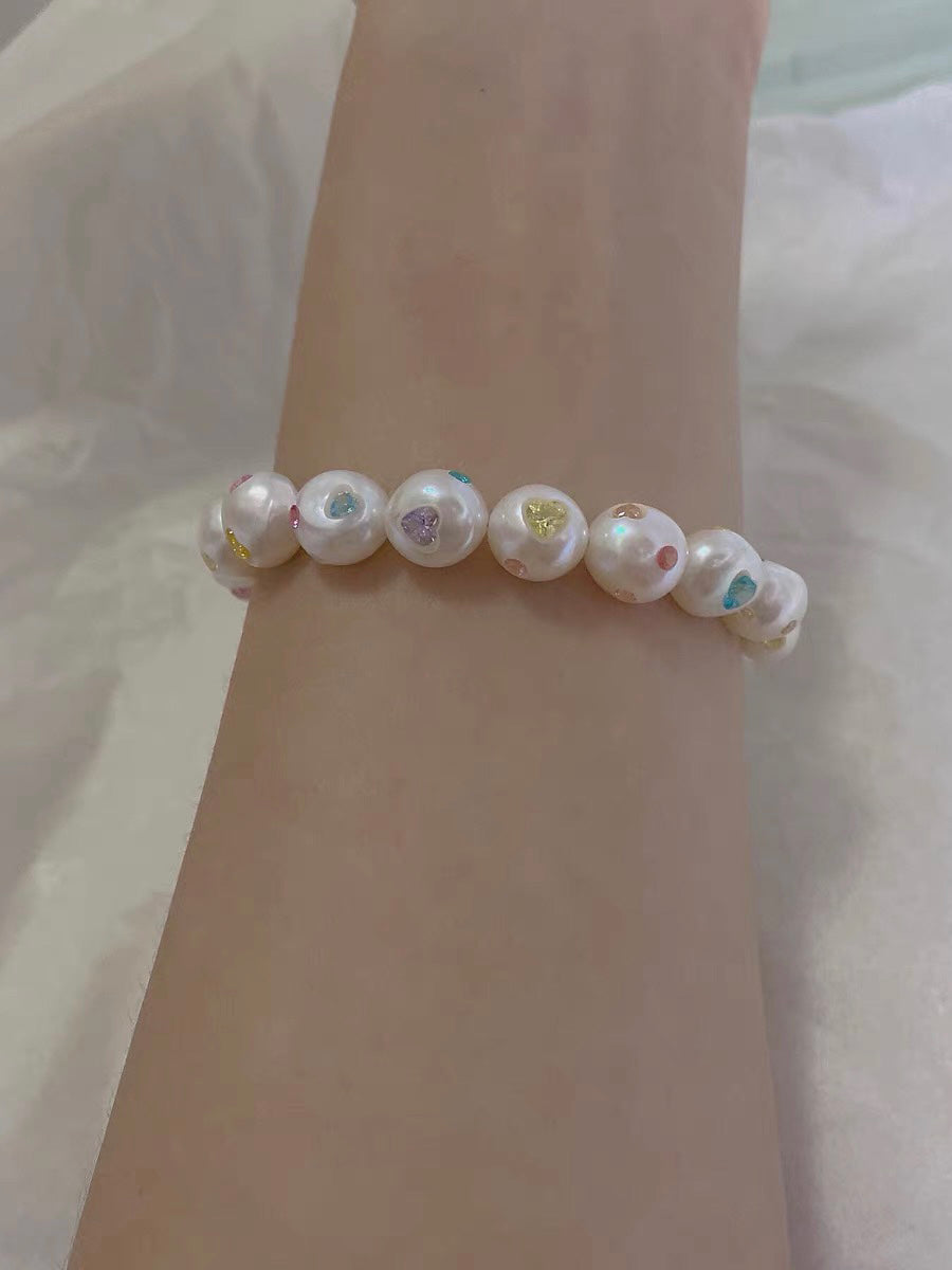 Candy Planet Pearl Bracelet