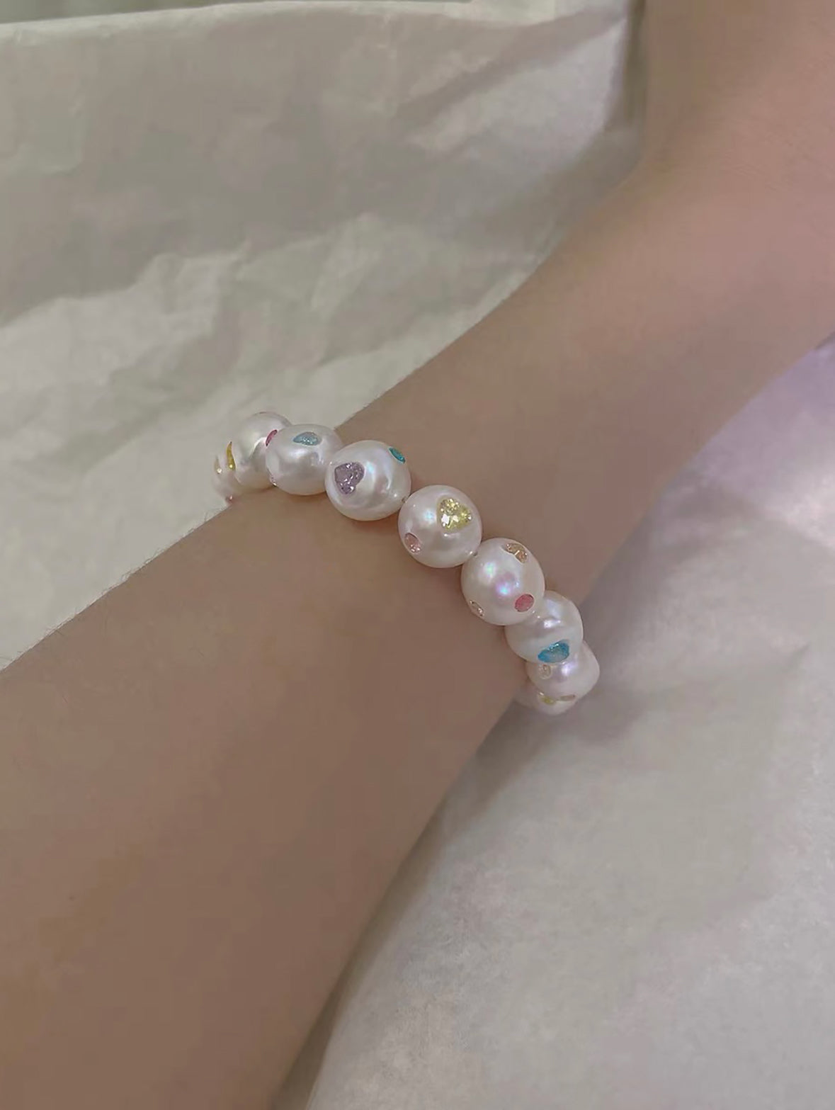 Candy Planet Pearl Bracelet