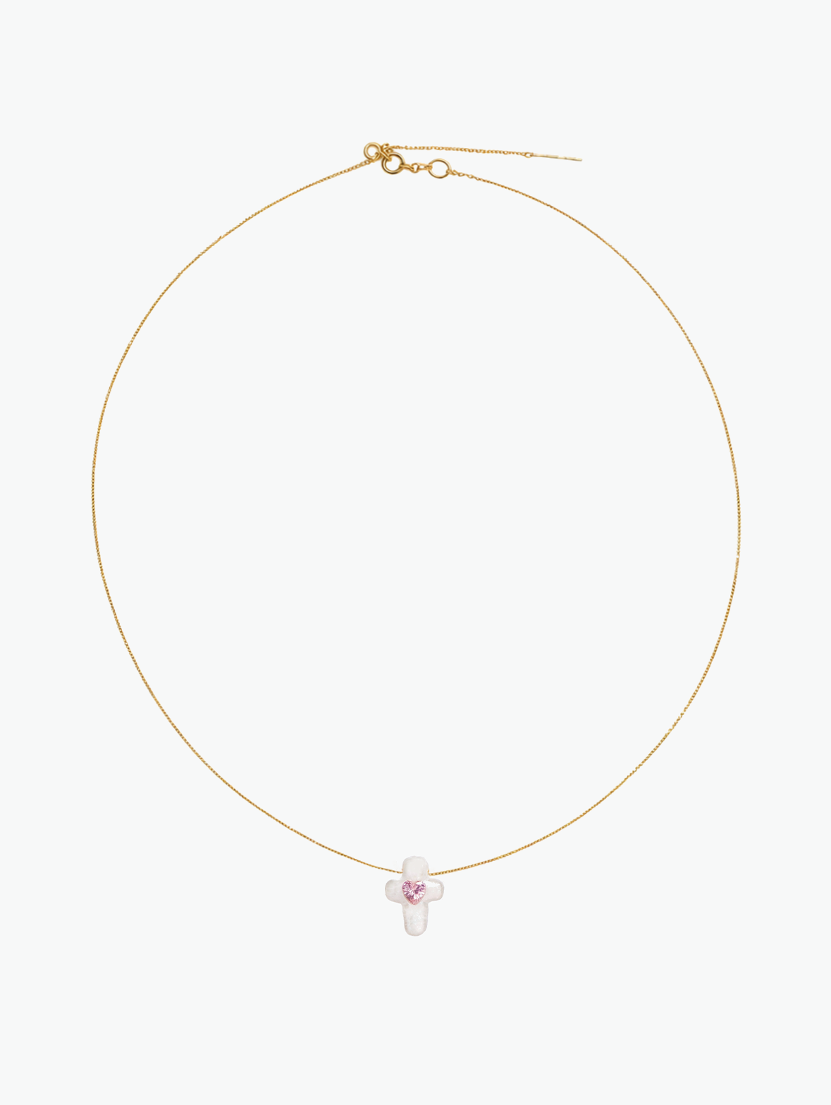 Polinsh Jewelry | Handcrafted Baroque Pearl & Cross Necklace 