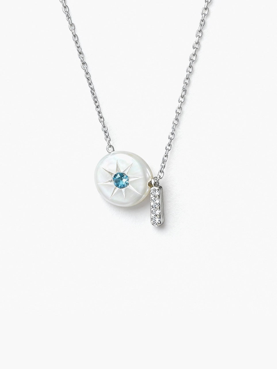 Hand-Carved Button Pearl Necklace